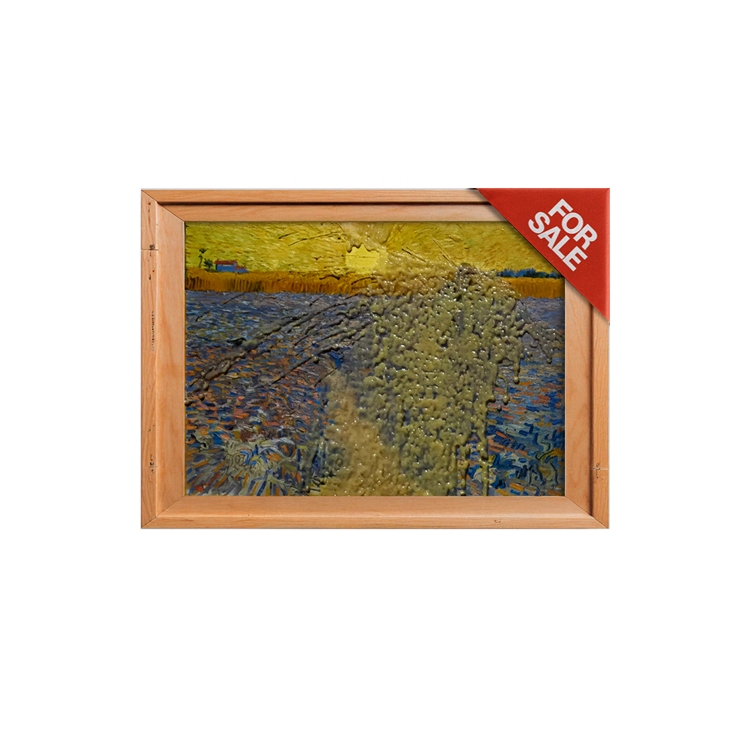 Pea soup on Van Gogh's The Sower